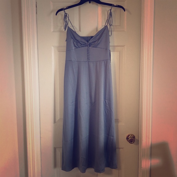 NEW! Danielle Bernstein Satin Midi Dress 😍🔥 - Picture 2 of 8